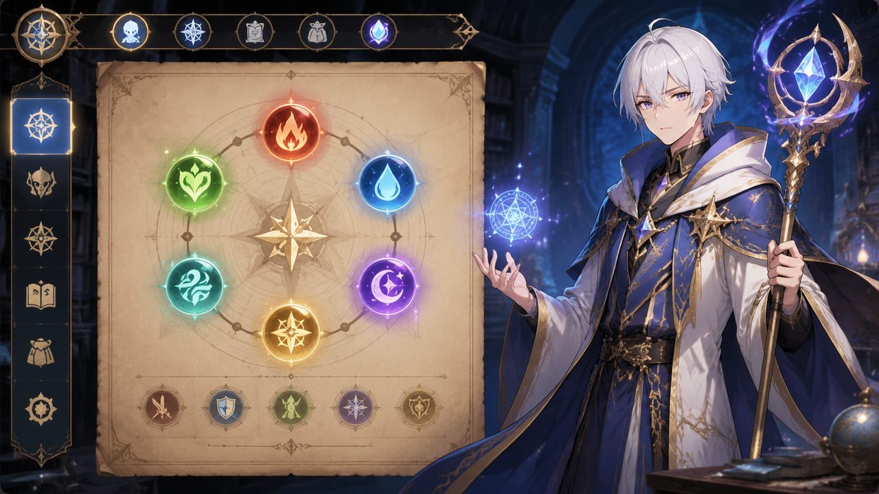 魔法师露娜 装备道具 实机截图 3