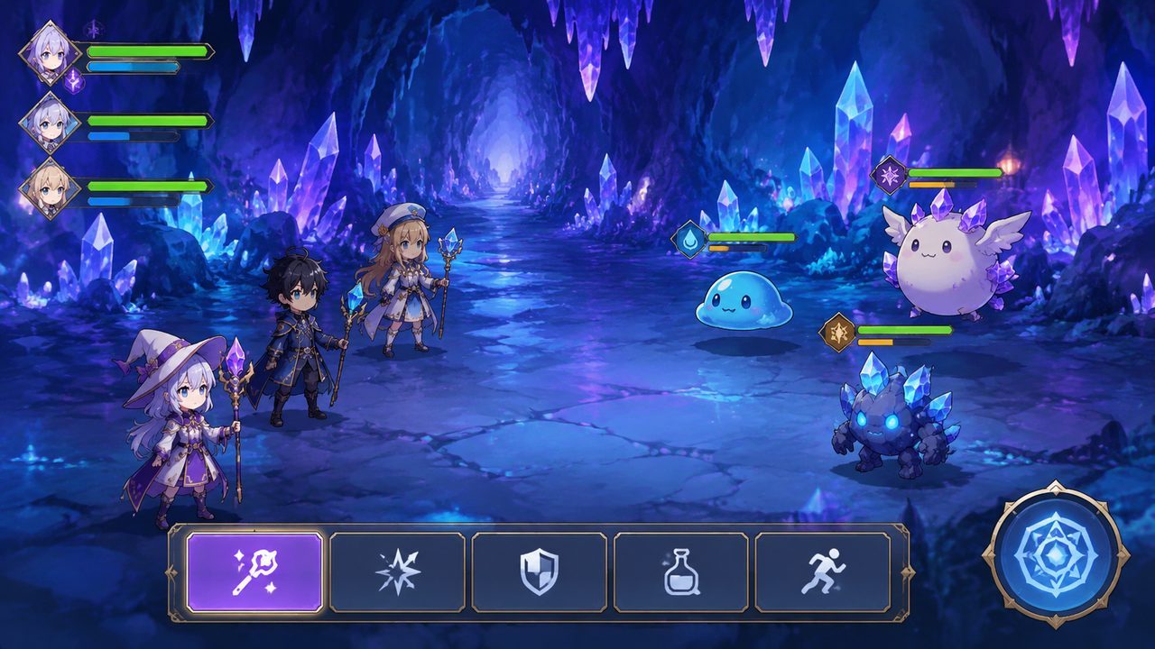 魔法师露娜 地图探索 画面 1