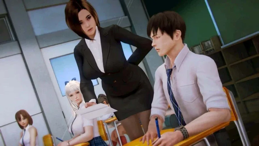 二次元老婆学院_Waifu Academy 玩法展示 内容截图