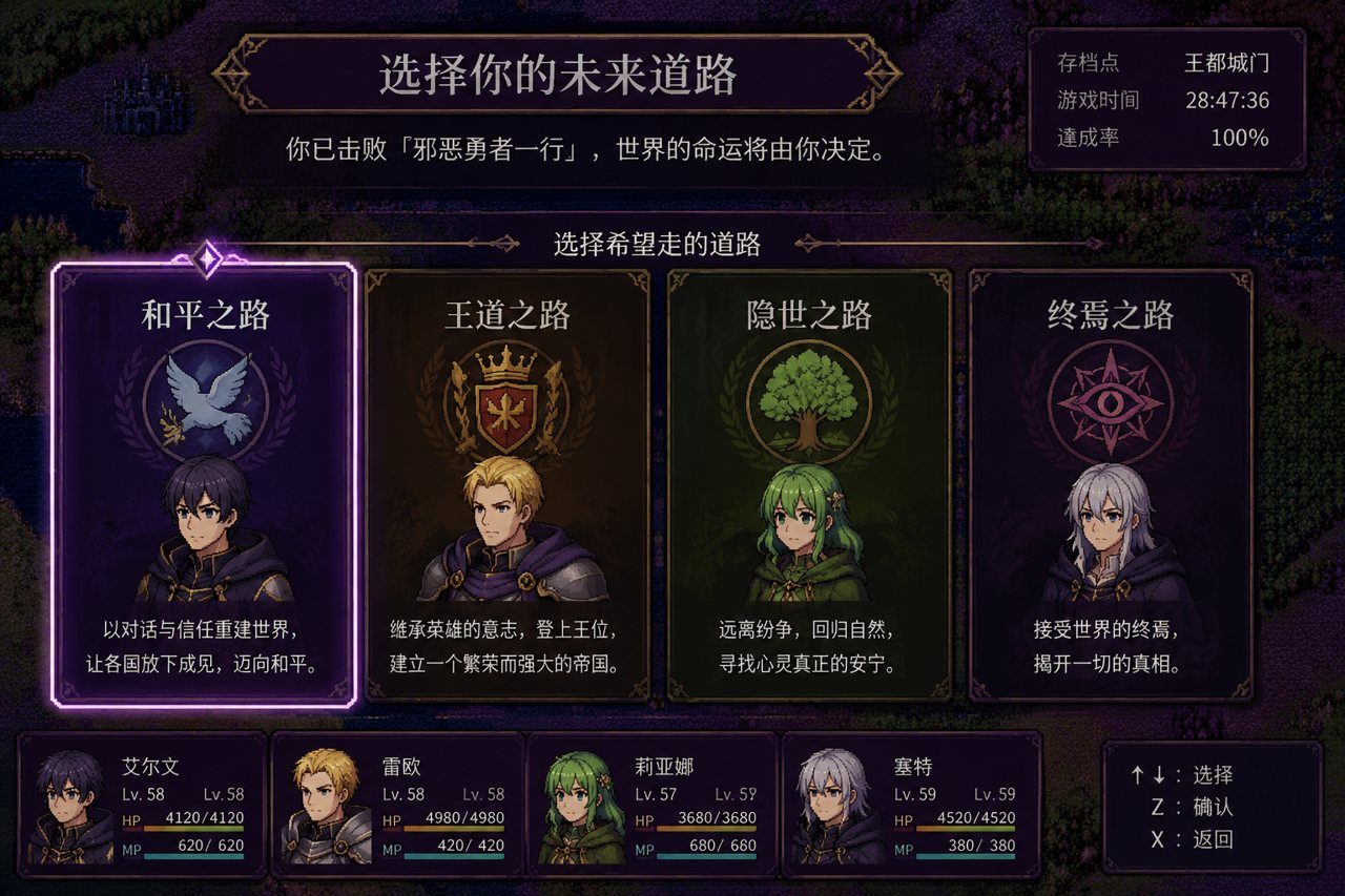 邪恶勇者一行 回合制战斗 展示图 3